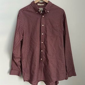 L.L Bean Button Up Long Sleeve size Large